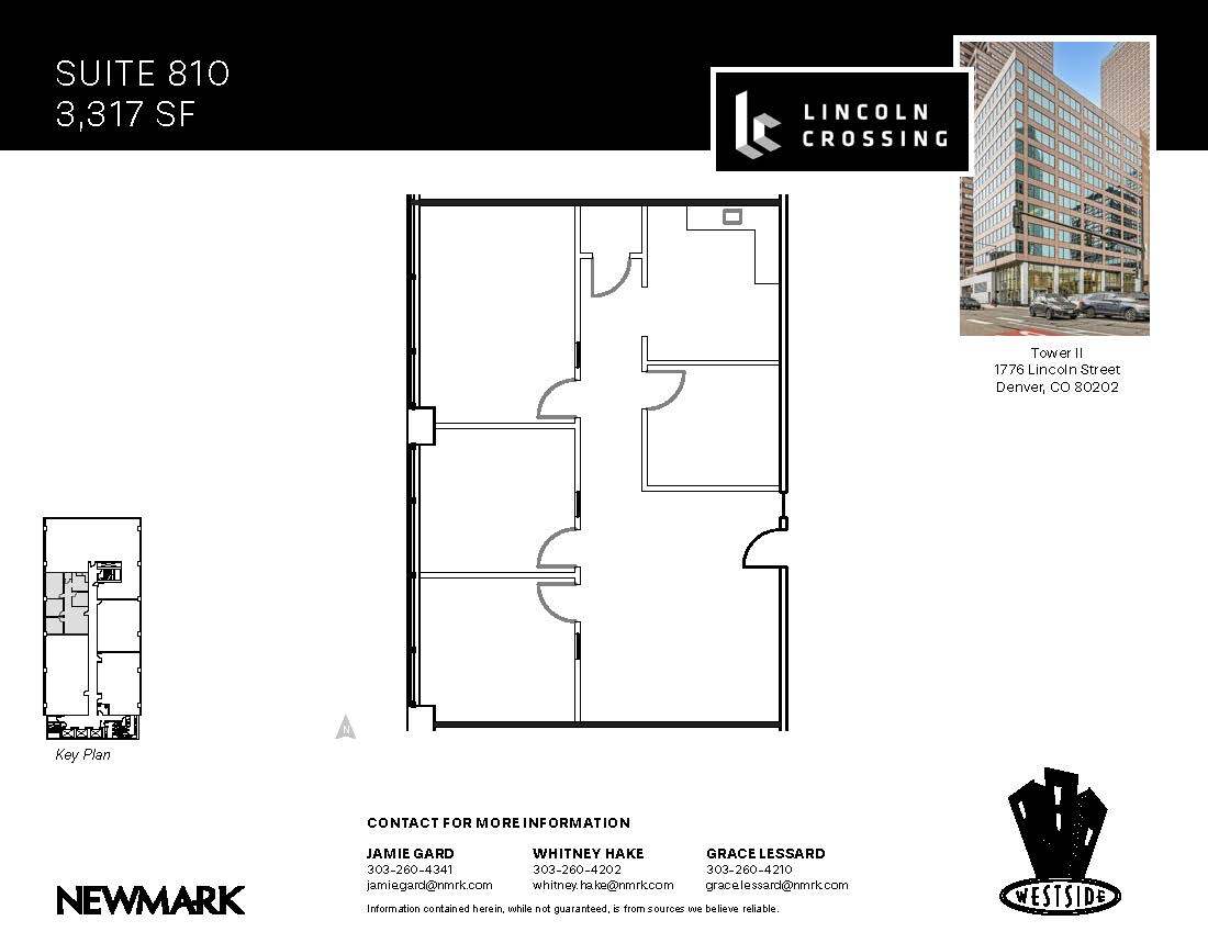 1776 N Lincoln St, Denver, CO à louer Plan d’étage– Image 1 sur 1