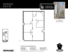 1776 N Lincoln St, Denver, CO à louer Plan d’étage– Image 1 sur 1