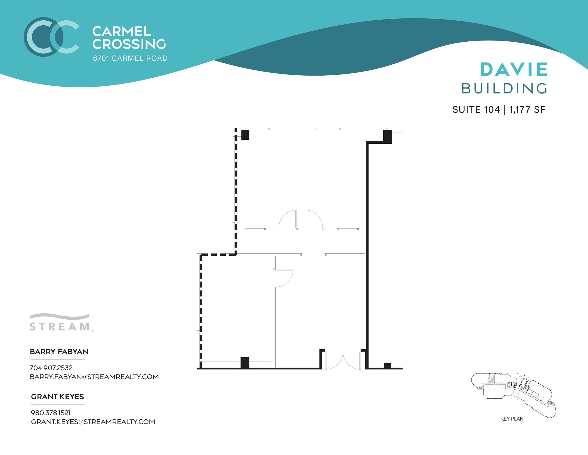 6701 Carmel Rd, Charlotte, NC à louer Plan d’étage– Image 1 sur 1