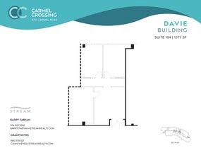 6701 Carmel Rd, Charlotte, NC à louer Plan d’étage– Image 1 sur 1