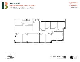 14045 Ballantyne Corporate Pl, Charlotte, NC à louer Plan d’étage– Image 1 sur 1
