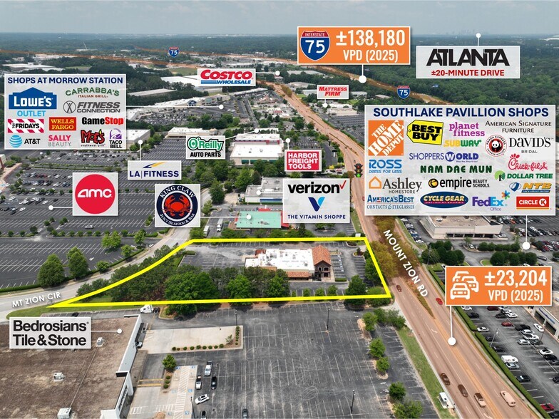 1971 Mount Zion Rd, Morrow, GA à vendre - Photo de l’immeuble – Image 1 sur 9