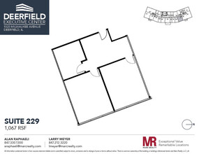 1020 Milwaukee Ave, Deerfield, IL à louer Plan d’étage– Image 1 sur 5