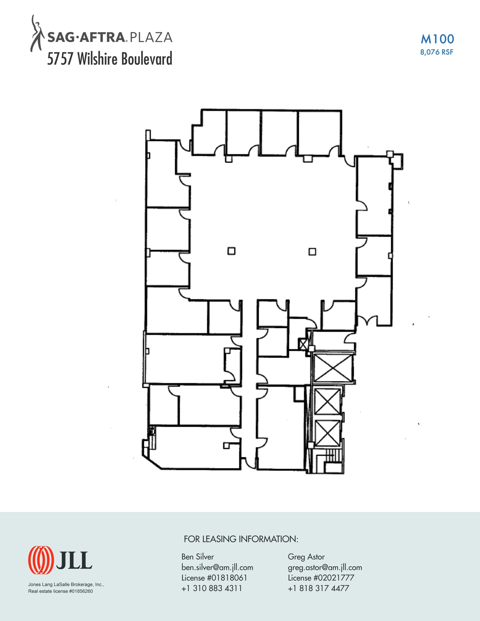 5757 Wilshire Blvd, Los Angeles, CA à louer Plan de site– Image 1 sur 1