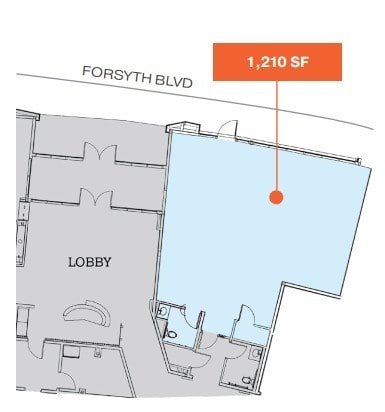 8250 Forsyth Blvd, Saint Louis, MO à vendre Plan d’étage– Image 1 sur 1