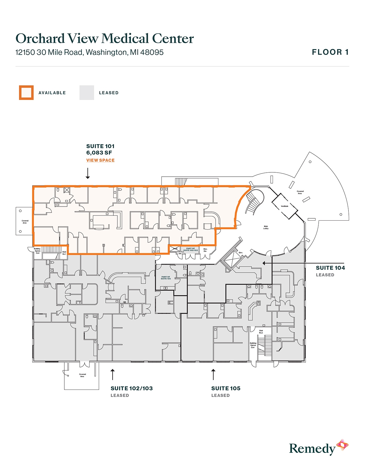 12150 30 Mile Rd, Washington Twp, MI à louer Plan d’étage– Image 1 sur 1