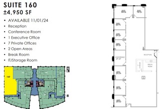 7025 N Scottsdale Rd, Scottsdale, AZ à louer Plan d’étage– Image 1 sur 1