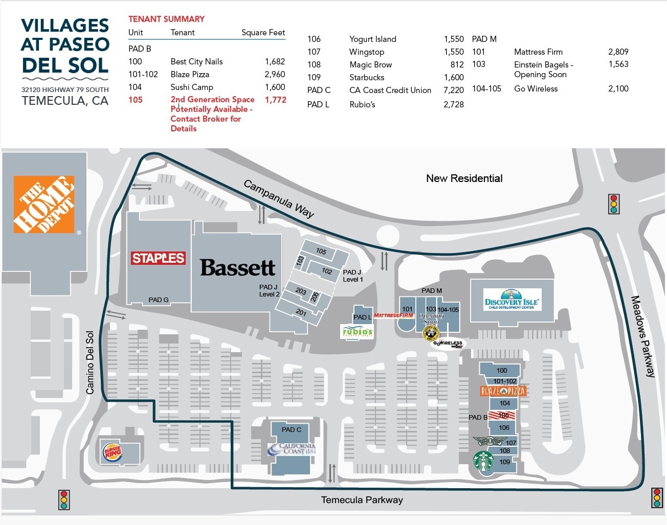 32140 Us Highway 79 S, Temecula, CA à louer Plan d’étage– Image 1 sur 1