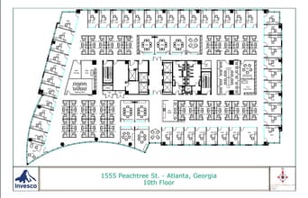 1555 Peachtree St, Atlanta, GA à louer Plan d’étage– Image 1 sur 1