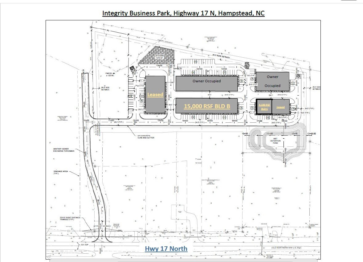13047 US Highway 17, Hampstead, NC à louer Plan de site– Image 1 sur 1