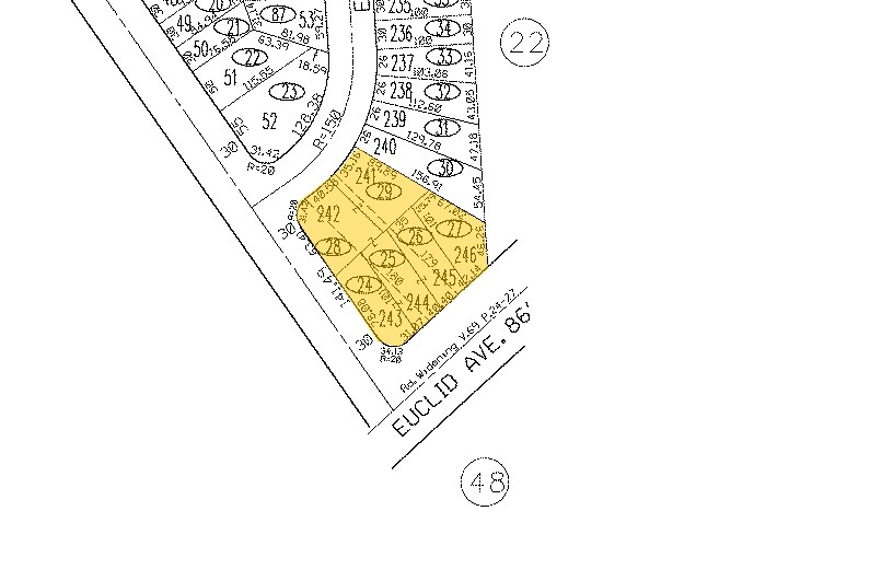 25645-25649 Euclid Ave, Euclid, OH à louer - Plan cadastral – Image 2 sur 2