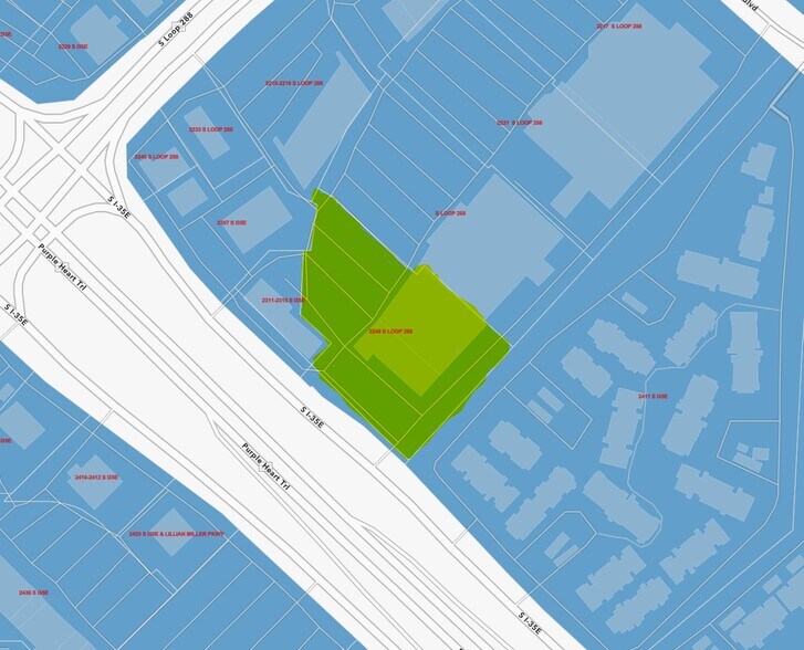 2249-2251 S Loop 288, Denton, TX à louer - Plan cadastral – Image 3 sur 4