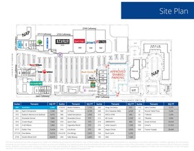 2749 Calloway Dr, Bakersfield, CA à louer Plan d’étage– Image 2 sur 2