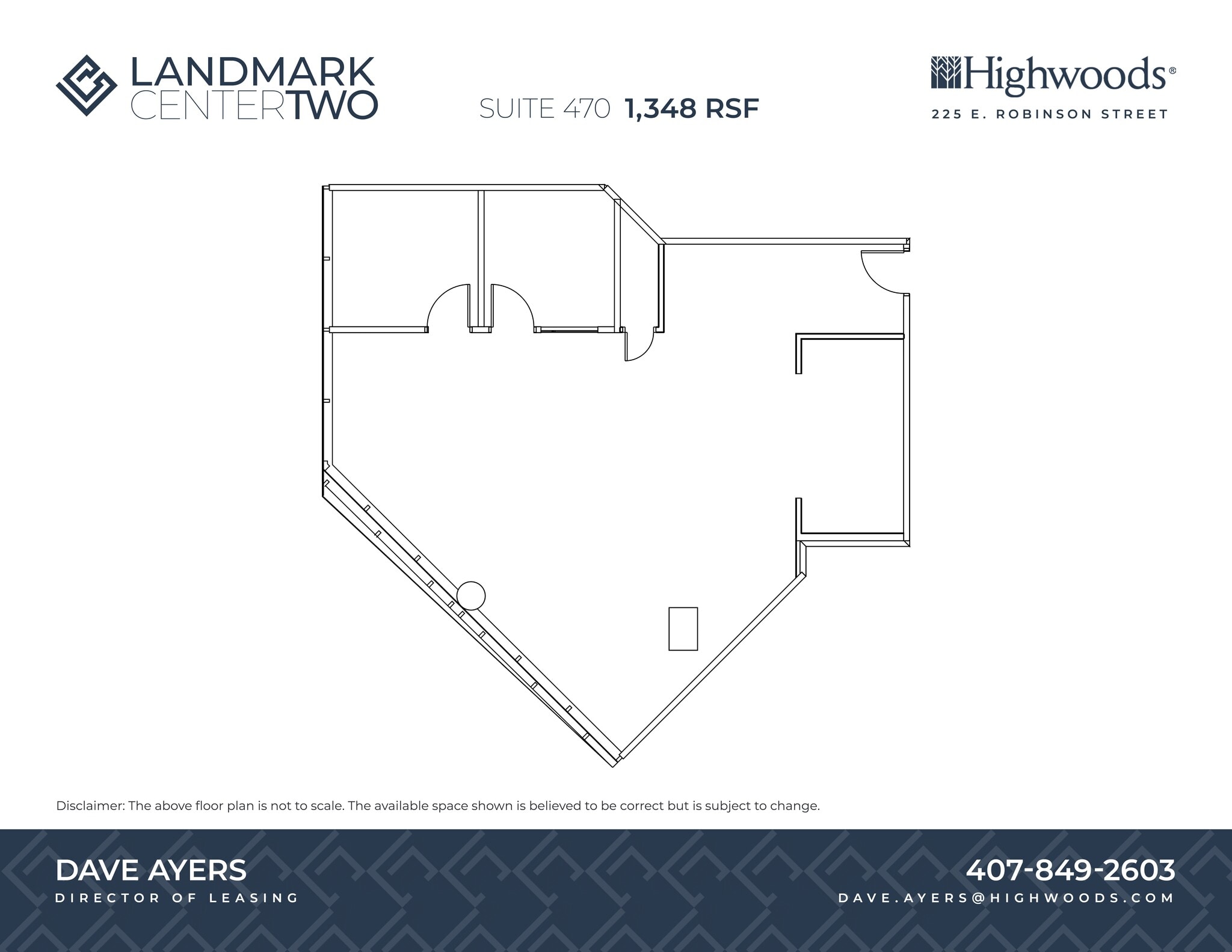 225 E Robinson St, Orlando, FL à louer Plan de site– Image 1 sur 1