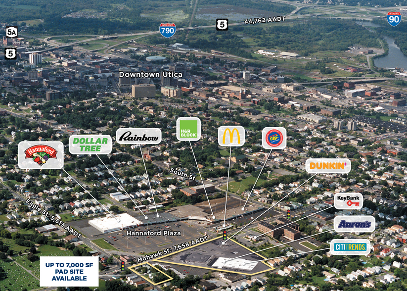 Mohawk St & Eagle St, Utica, NY à louer - Aérien – Image 2 sur 2