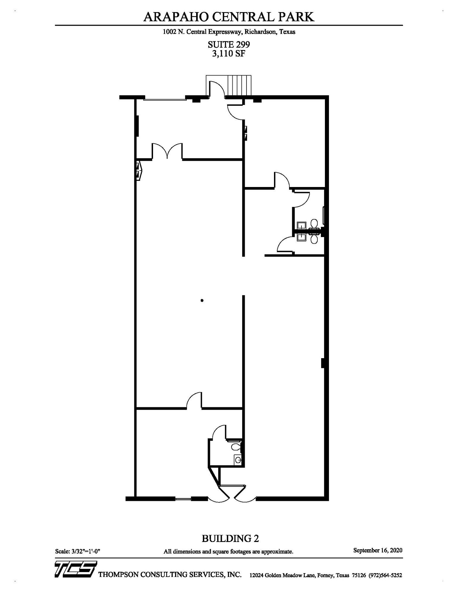 1002 N Central Expy, Richardson, TX à louer Plan d’étage– Image 1 sur 1