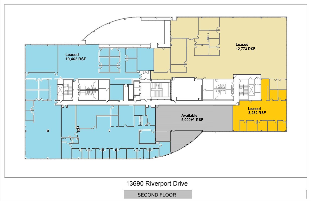 13640-13690 Riverport Dr, Maryland Heights, MO à louer Plan d’étage– Image 1 sur 14