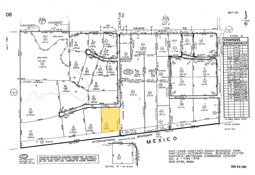 6987 Calle De Linea, San Diego, CA à louer - Plan cadastral – Image 3 sur 4