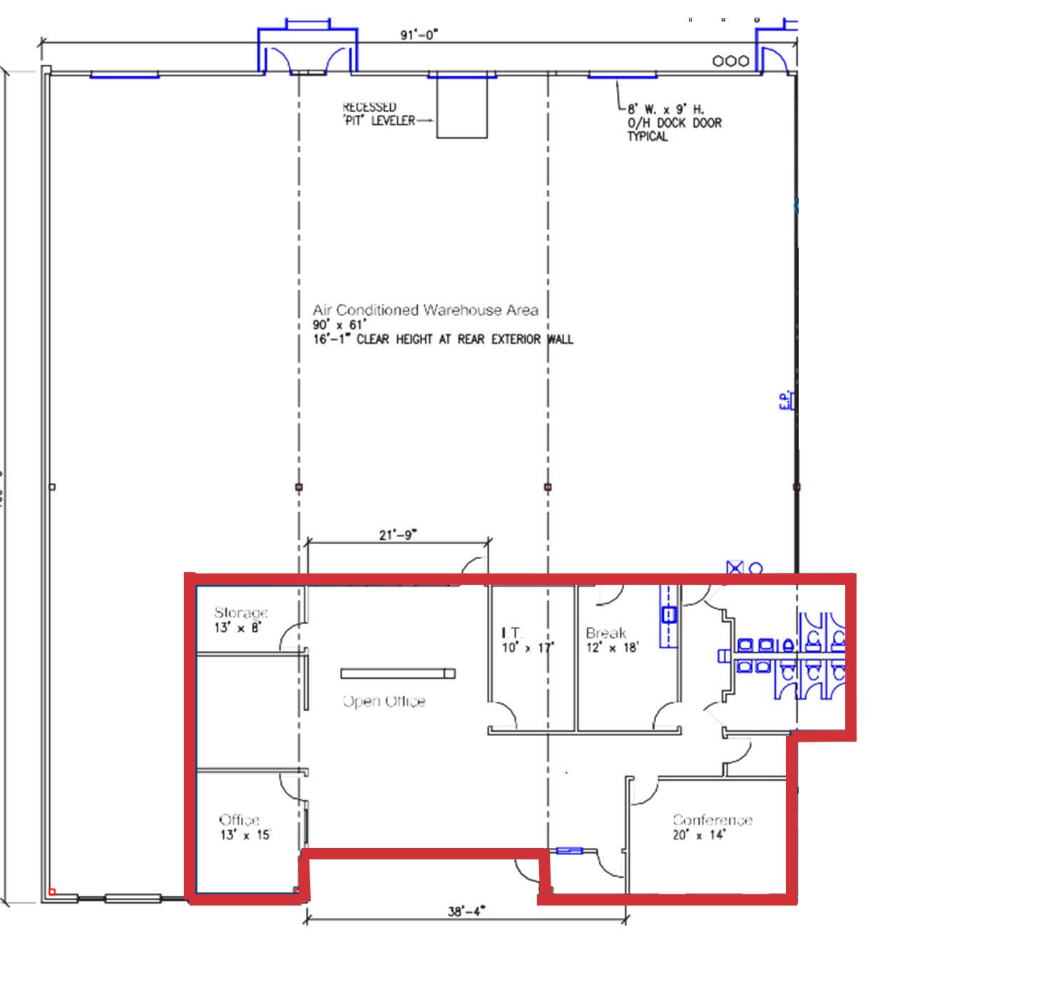 3930 Vantech Dr, Memphis, TN à louer Plan d’étage– Image 1 sur 1