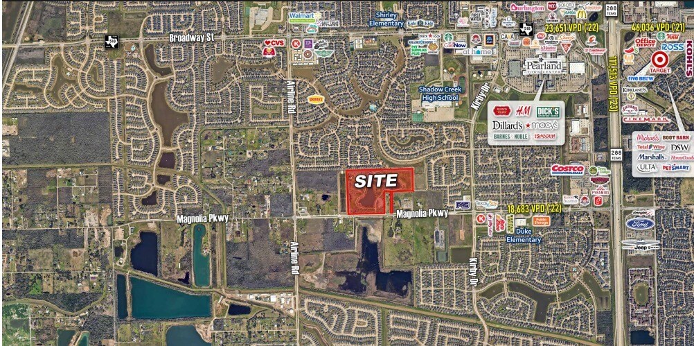 12151 Magnolia Pkwy, Pearland, TX à vendre Photo de l’immeuble– Image 1 sur 2