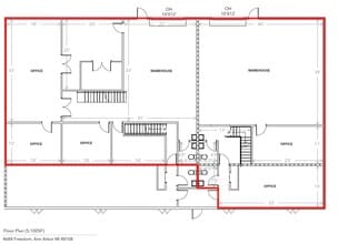 4660-4684 Freedom Dr, Ann Arbor, MI à louer Plan d’étage– Image 1 sur 9