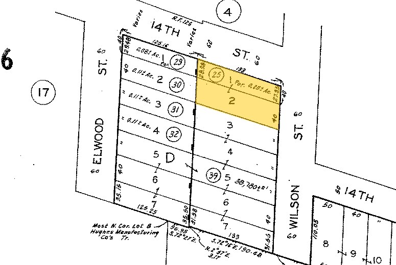 1401 Wilson St, Los Angeles, CA à vendre - Plan cadastral – Image 2 sur 12