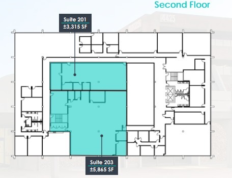 4425 W Olive Ave, Glendale, AZ à louer Plan d’étage– Image 1 sur 1