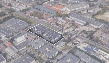 Gennevilliers, HDS - Vue aérienne  vue de carte