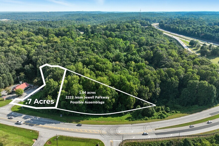 2232 Jesse Jewell Pky, Gainesville, GA à vendre - Aérien – Image 2 sur 13