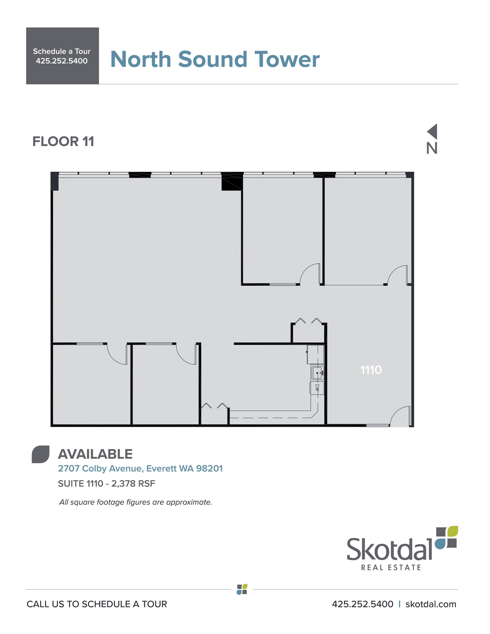 2707 Colby Ave, Everett, WA à louer Plan de site– Image 1 sur 1