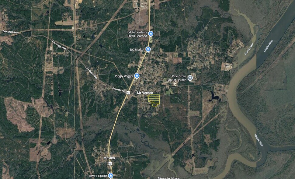 0 Jackson St, Mount Vernon, AL à vendre - Photo principale – Image 1 sur 4