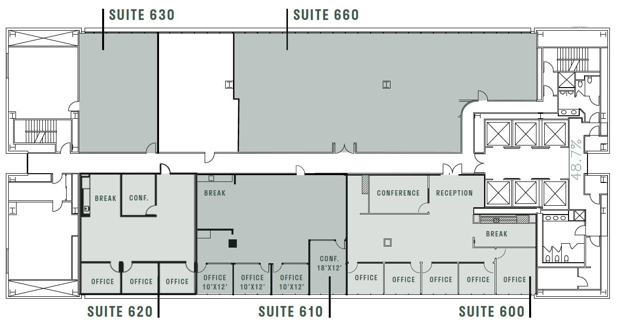 451 A St, San Diego, CA à louer Plan d’étage– Image 1 sur 1