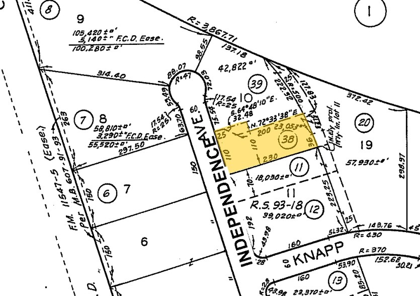 9232 Independence Ave, Chatsworth, CA à louer - Plan cadastral – Image 2 sur 4