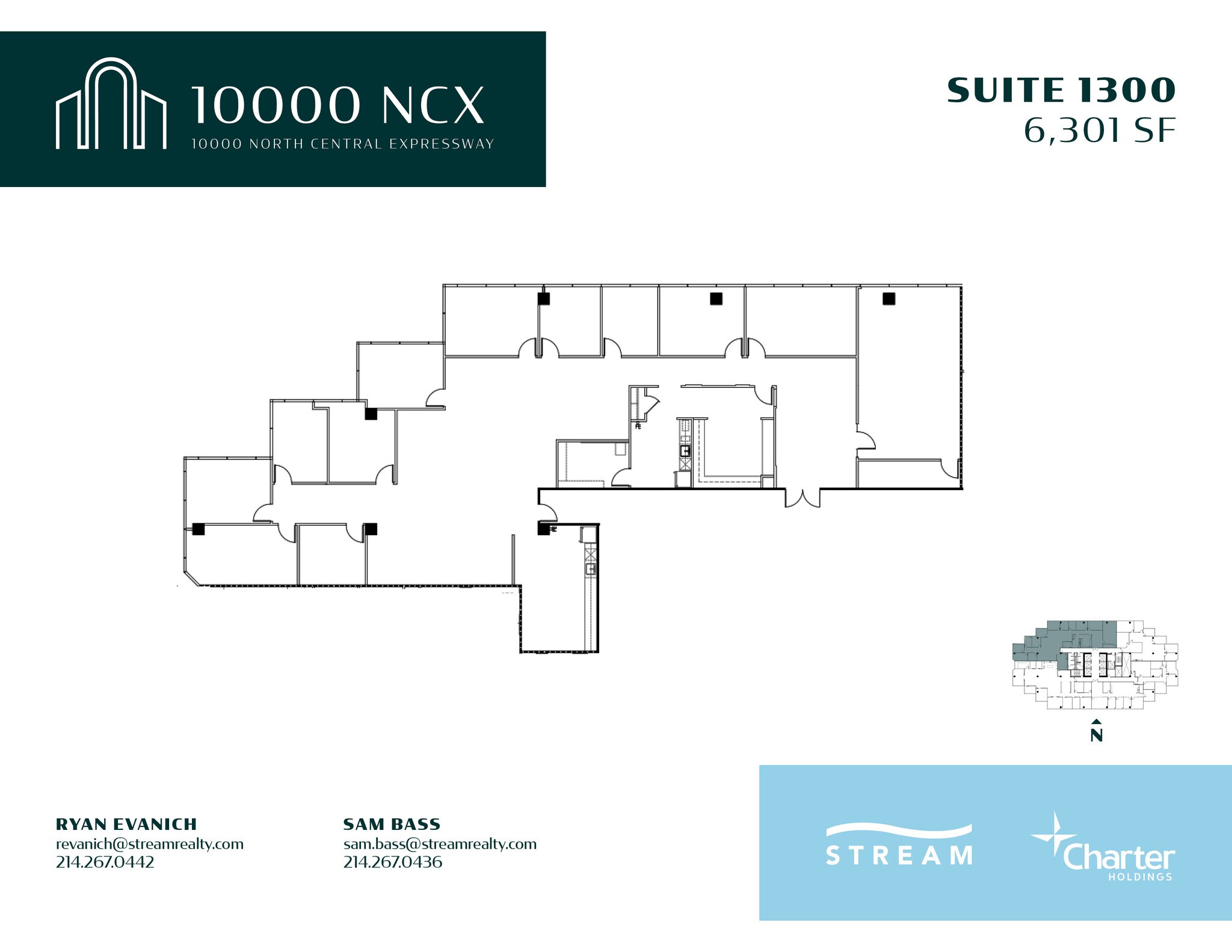 10000 N Central Expy, Dallas, TX à louer Plan d’étage– Image 1 sur 2