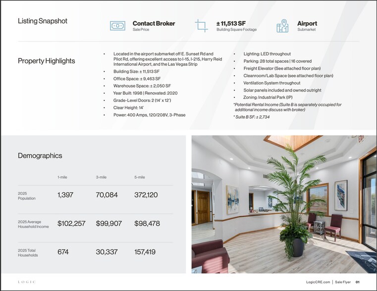 313 Pilot Rd, Las Vegas, NV à vendre - Photo de l’immeuble – Image 2 sur 47