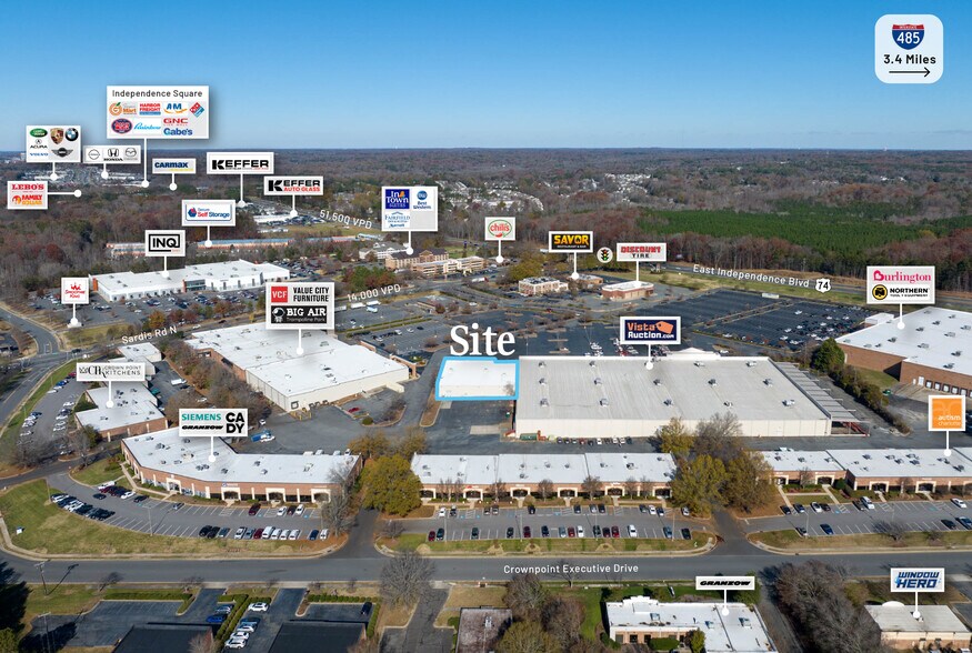 2500 Sardis Rd, Charlotte, NC à louer - Photo de l’immeuble – Image 3 sur 5