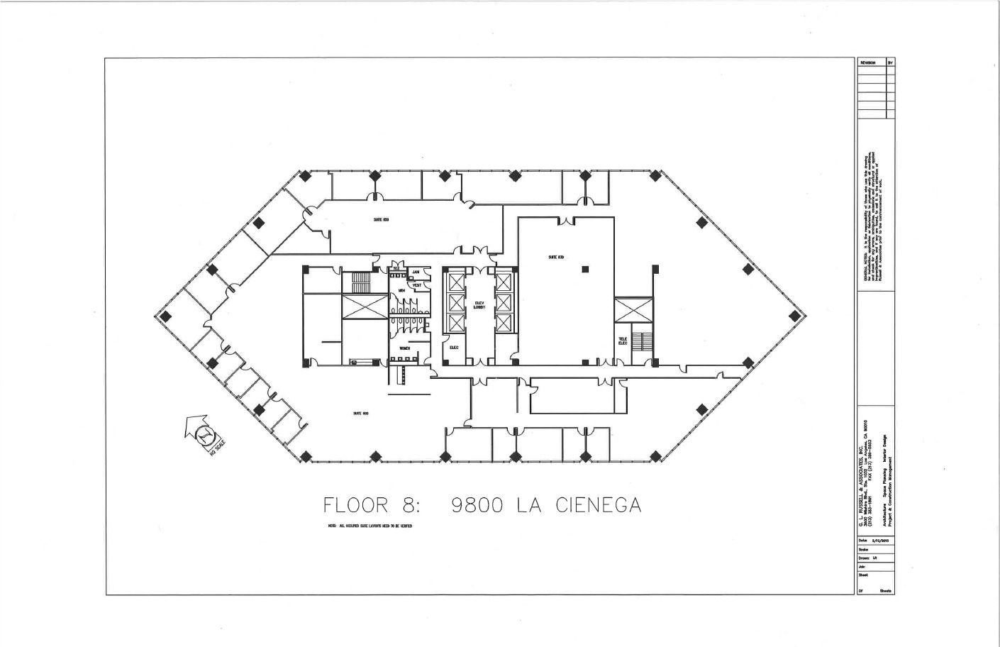 9800 S La Cienega Blvd, Inglewood, CA à louer Plan d’étage– Image 1 sur 1