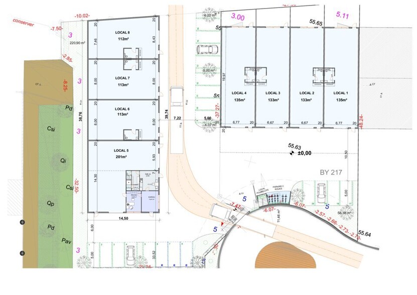 Local d’activités dans Le Thor à louer - Plan d’étage – Image 3 sur 3