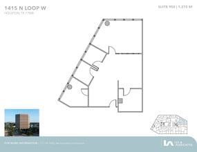 1415 North Loop W, Houston, TX à louer Plan d’étage– Image 1 sur 1