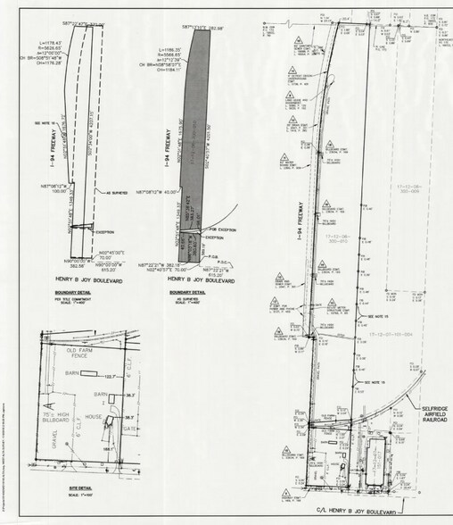25255 Henry B Joy Blvd, Harrison Township, MI à louer - Plan de site – Image 3 sur 3