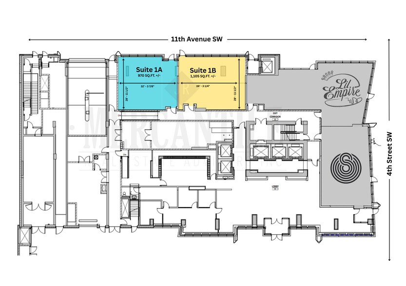 1111 4 St SW, Calgary, AB à louer - Photo de l’immeuble – Image 2 sur 7