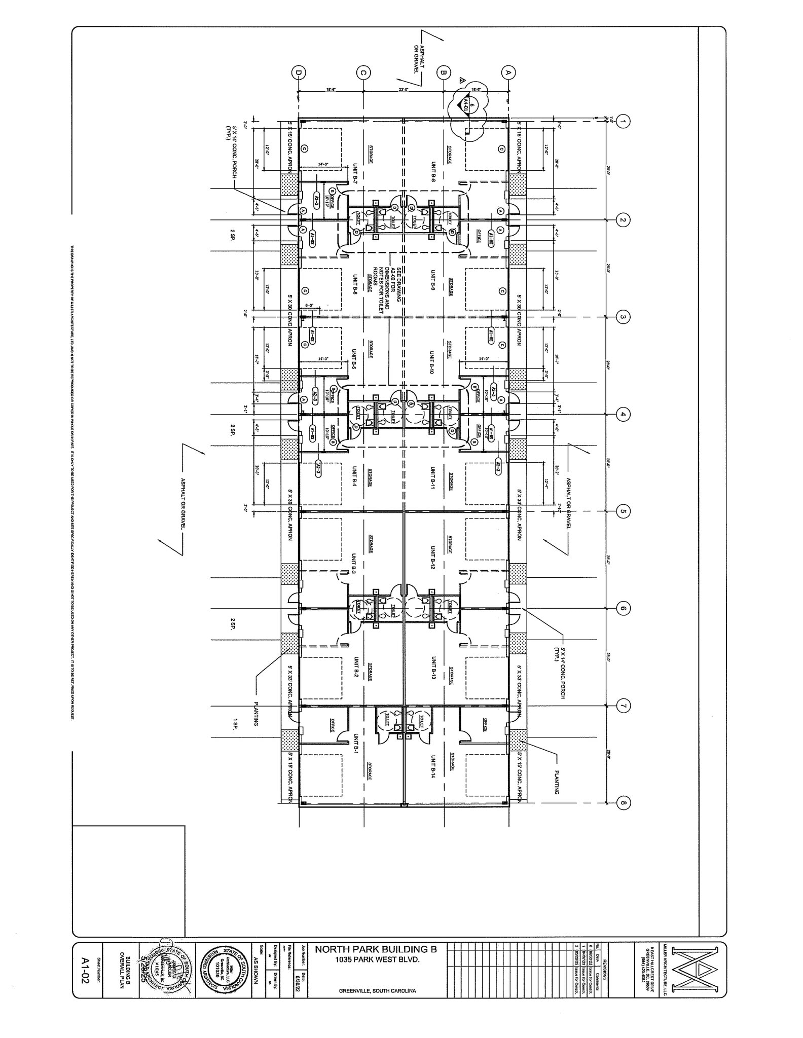 1035 Park West Boulevard, Greenville, SC à louer Plan de site– Image 1 sur 1