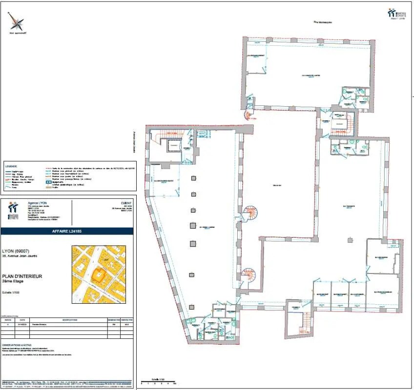 39 Avenue Jean Jaurès, Lyon, RHO 69007 - Lot 11 - - Plan d’étage - Image 2 of 13