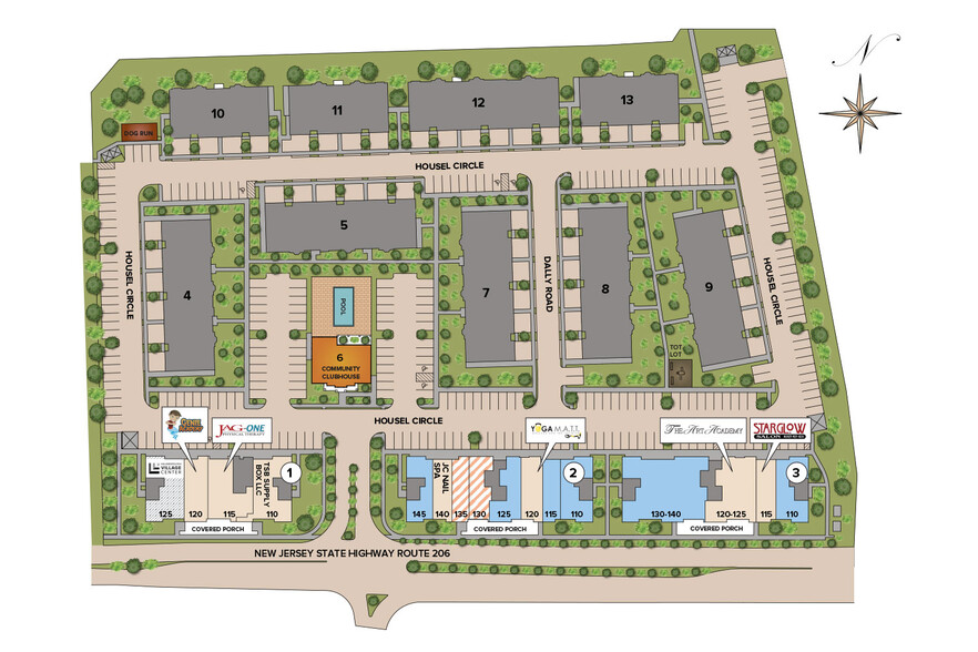 630 Route 206, Hillsborough, NJ à louer - Plan de site – Image 2 sur 22