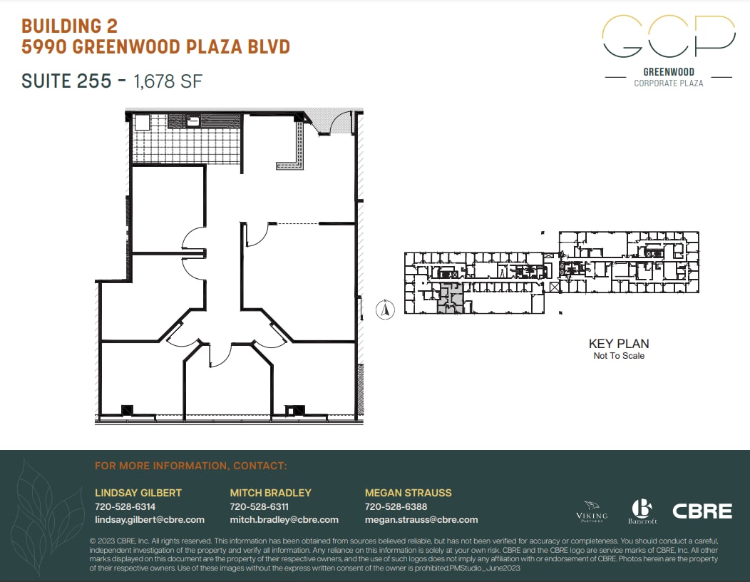 5990 Greenwood Plaza Blvd, Greenwood Village, CO à louer Plan d’étage– Image 1 sur 1