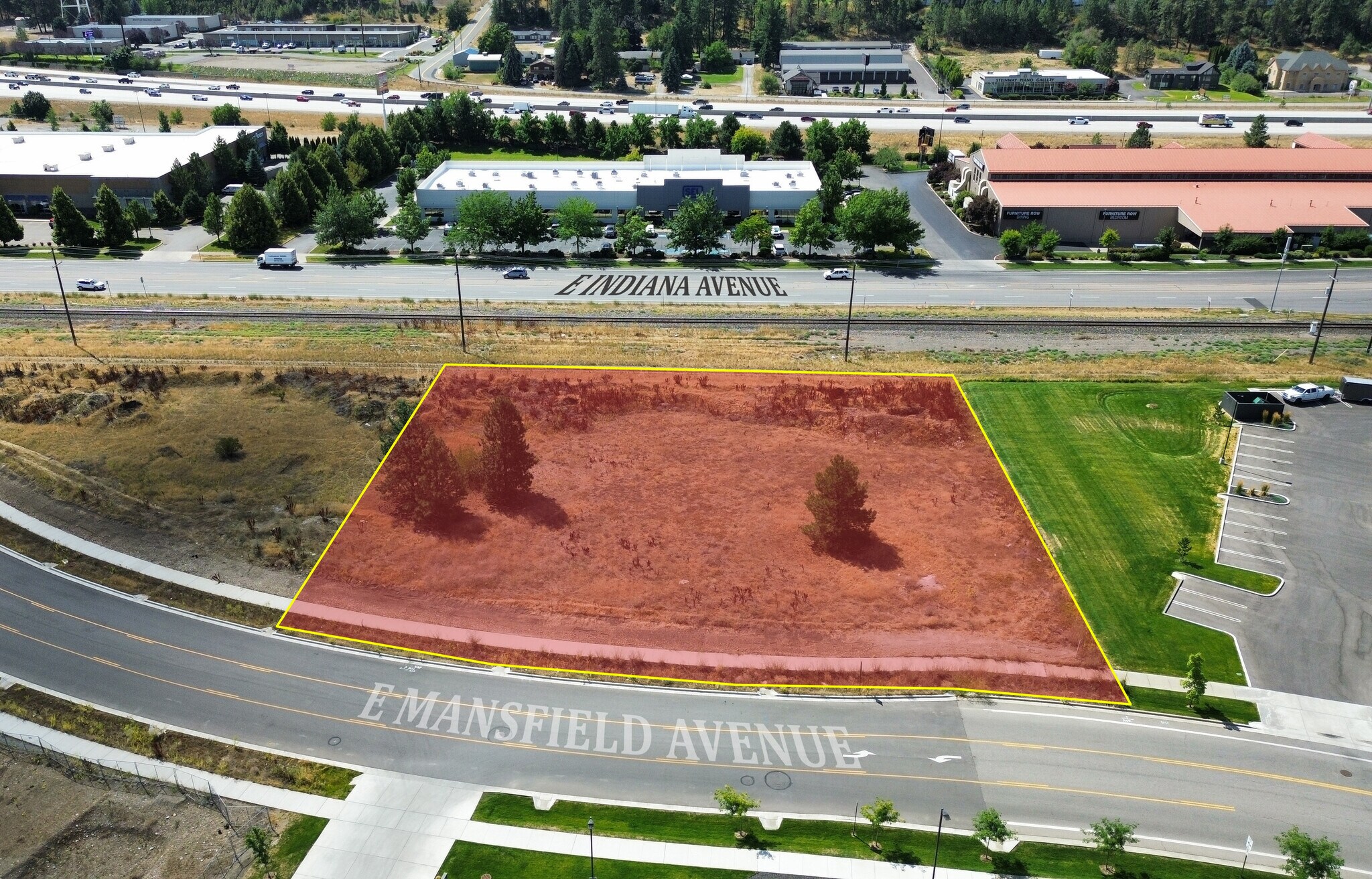 13600 E Mansfield Ave, Spokane Valley, WA à vendre Aérien– Image 1 sur 2