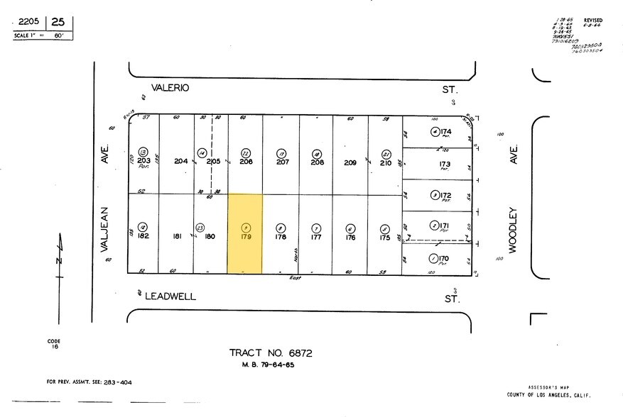 16141 Leadwell St, Van Nuys, CA à louer - Plan cadastral – Image 2 sur 2
