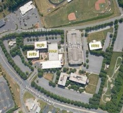 5620 University Pky, Winston-Salem, NC - VUE AÉRIENNE  vue de carte - Image1