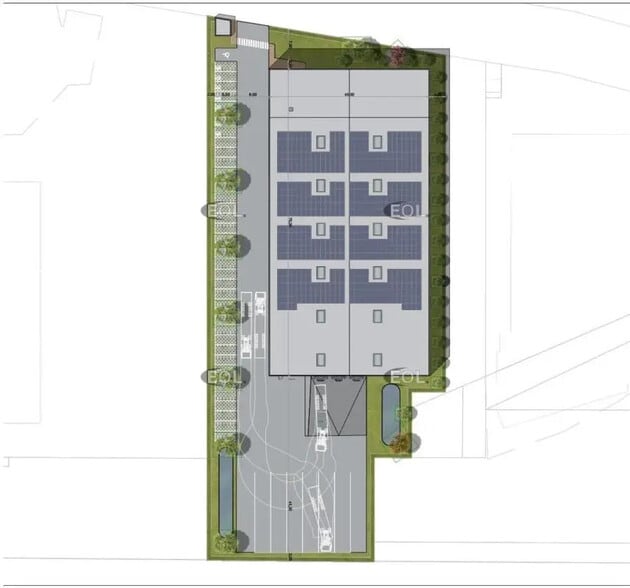 Industriel/Logistique dans Louvres à vendre - Plan de site – Image 2 sur 3