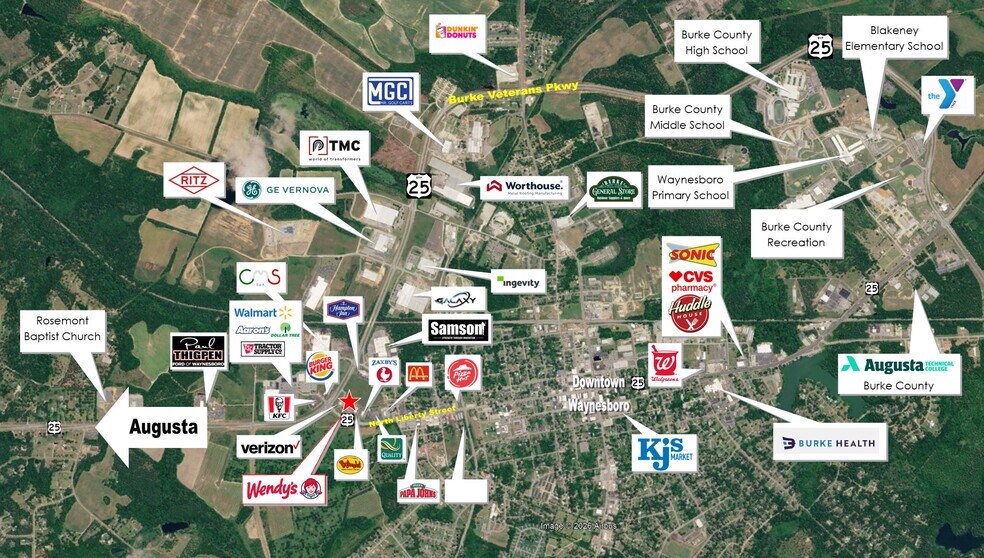 200 Virginia Pky, Waynesboro, GA à vendre - Photo de l’immeuble – Image 3 sur 5